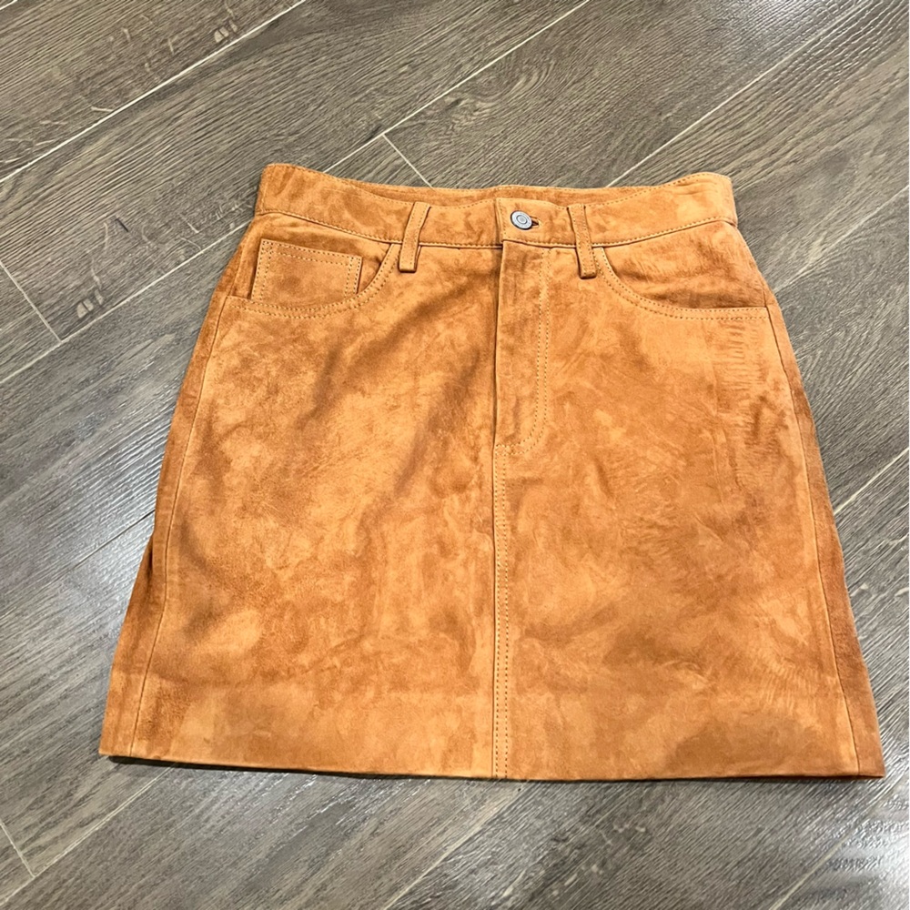Lucky Brand Suede Skirt